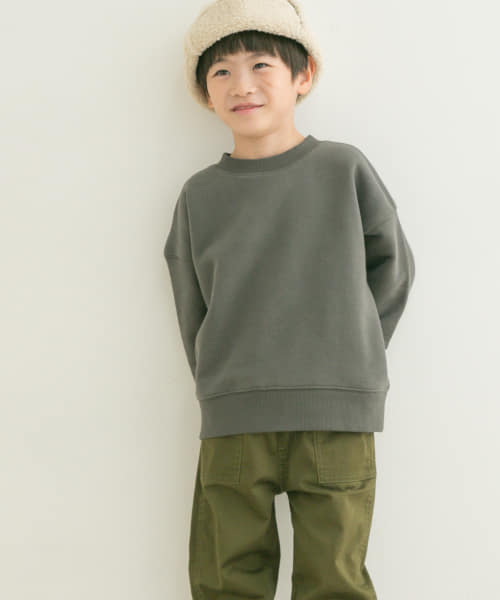 『WEB/一部店舗限定サイズ』裏起毛クルーネックスウェット(KIDS)