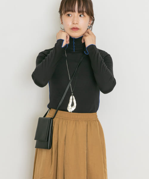 『UR TECH』 メローハイネックカットソー