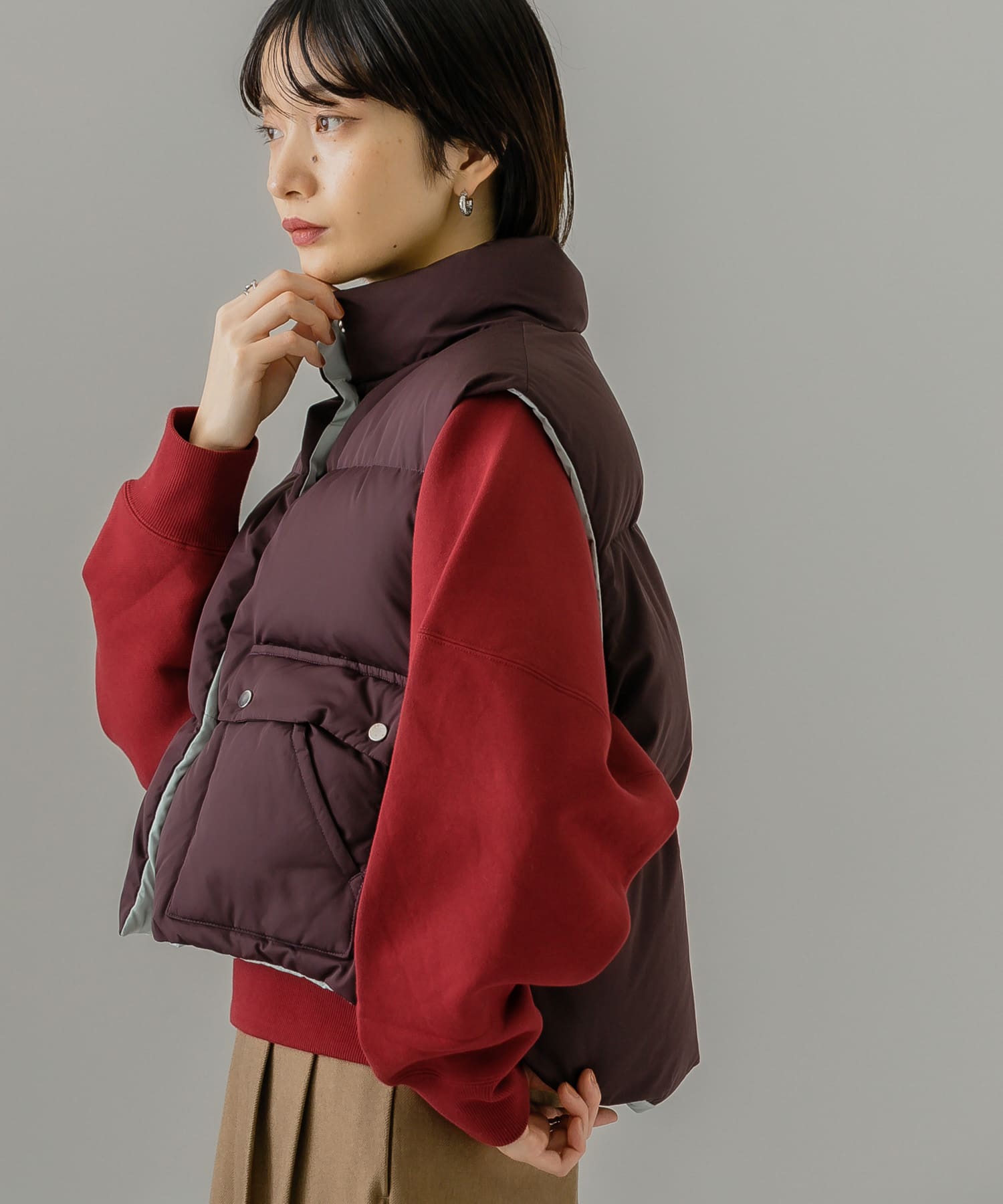 リバーシブルグリーンダウンベスト[KB27-27L070]｜URBAN RESEARCH公式