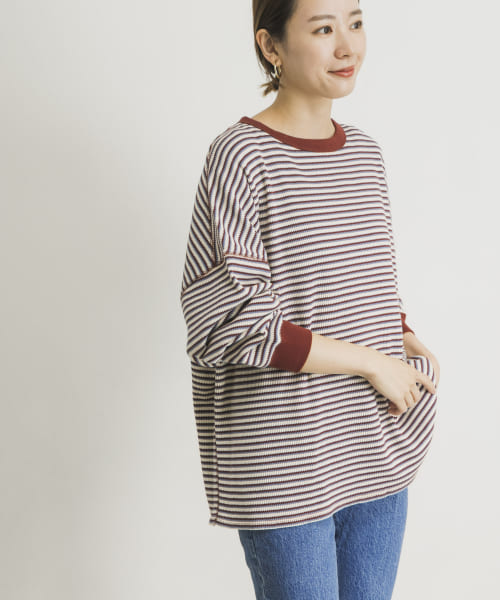 [URBAN RESEARCH][『別注』Miller×URBAN RESEARCH　ワッフルロンTシャツ]