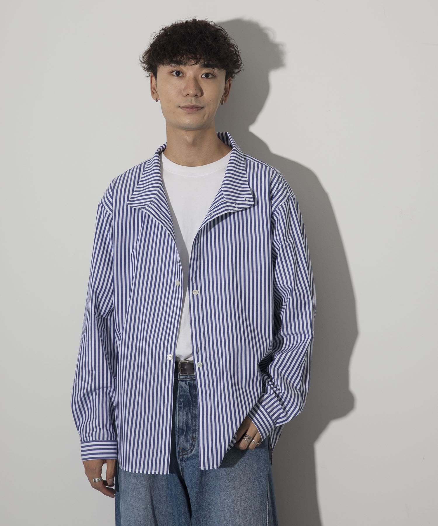 Couleur Meler sakasa 2way stand collar shirts[EC26-13S003]｜URBAN