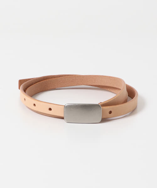ordinary fits　LEATHER NARROW BELT