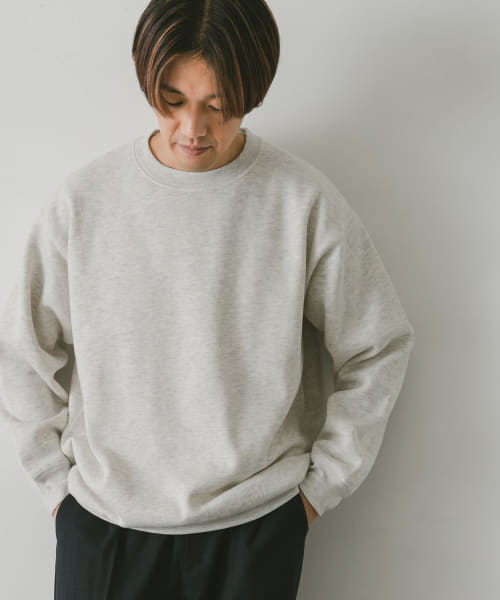 『XLサイズ/WEB限定』裏起毛クルーネックスウェット