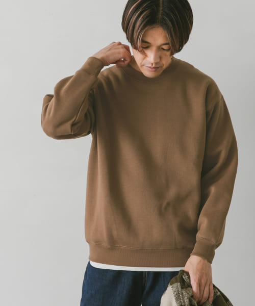 『XLサイズ/WEB限定』裏起毛クルーネックスウェット