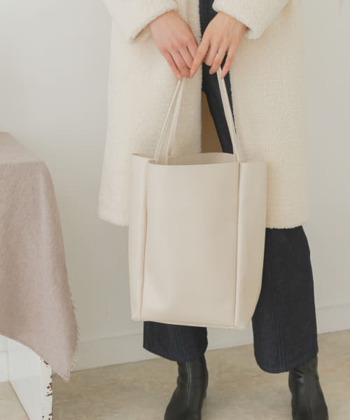 縦長シンプルA4トートバッグ