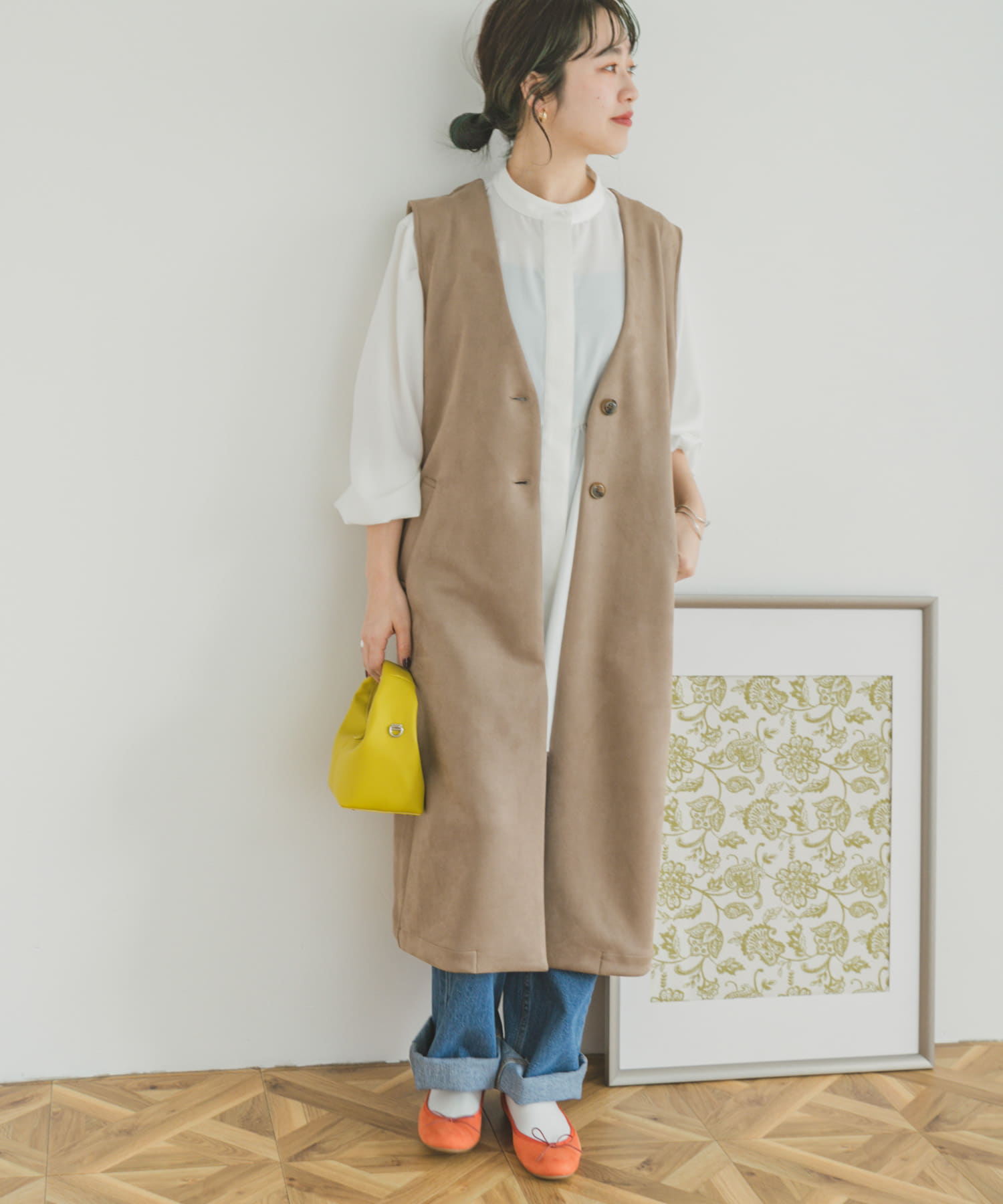 フェイクスエードロングジレ[IT34-27C001]｜URBAN RESEARCH公式ファッション通販