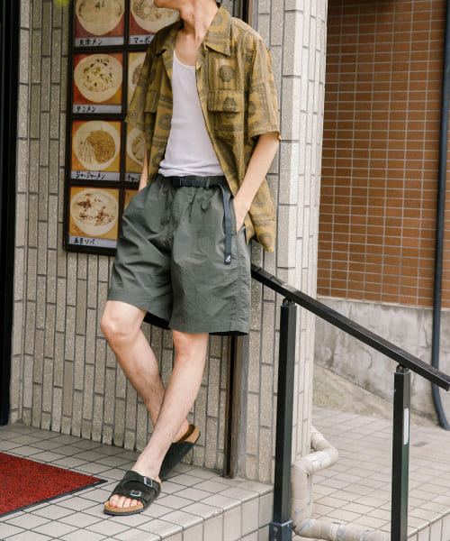 LOWERCASE×Gramicci　NYLON LOOSE SHORTS