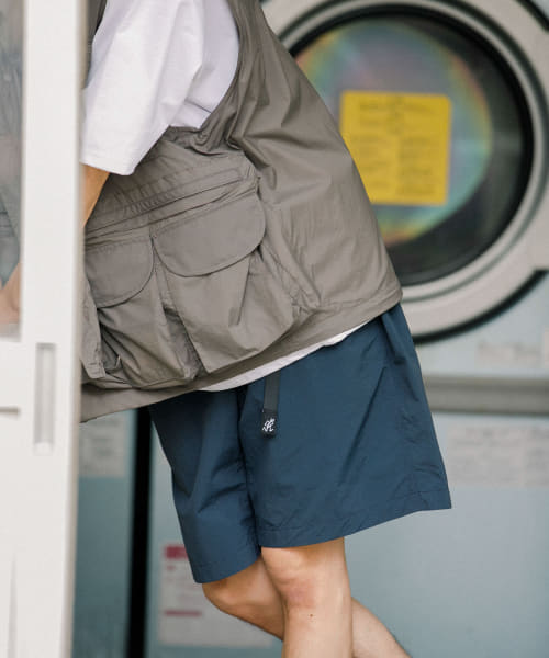 LOWERCASE×Gramicci　NYLON LOOSE SHORTS