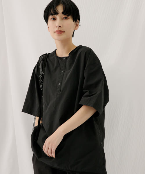 『ユニセックス』『撥水』『別注』BURLAP OUTFITTER×EKAL　サプレックスナイロンプルオーバー