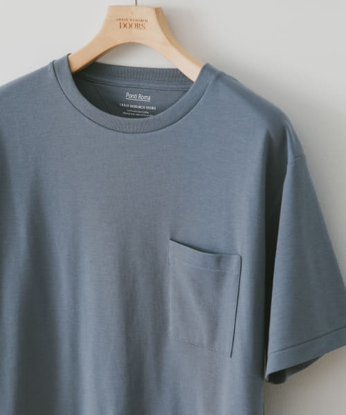 『イージーケア』『毛玉防止』ポンチポケットTシャツ