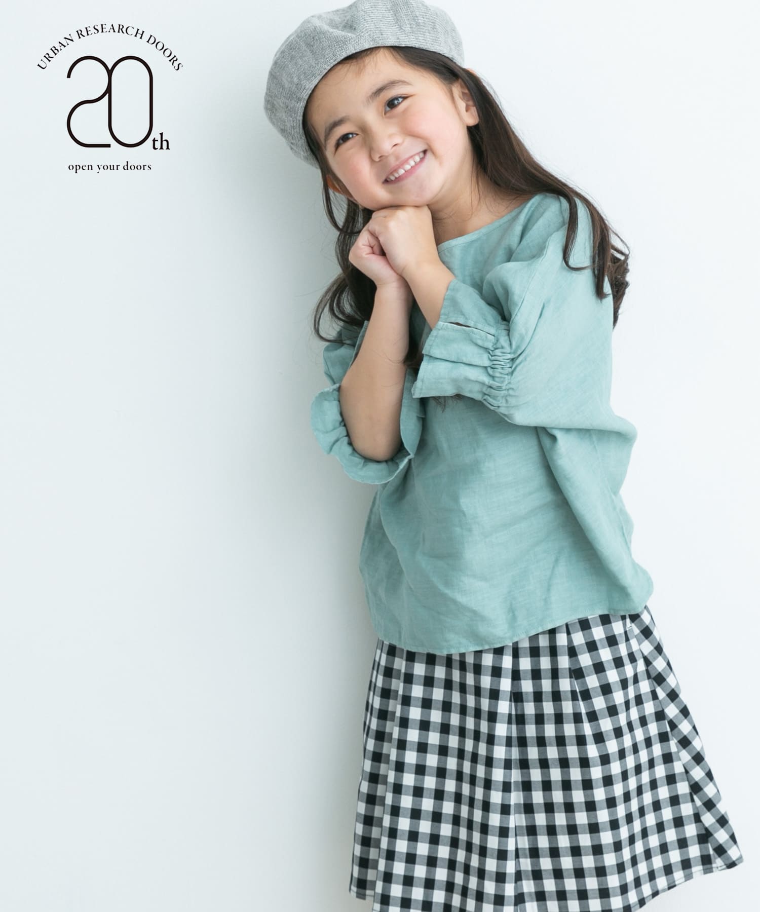 親子リンク』リネンキャンディスリーブプルオーバー(KIDS)[DR35-33B222 