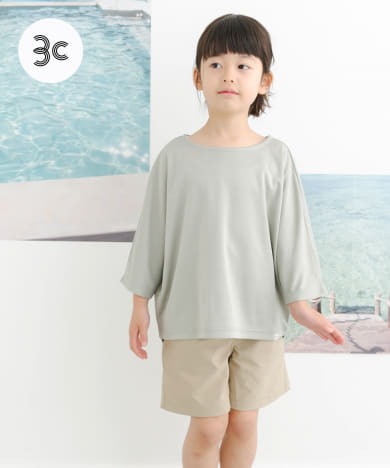  特価ブログのポータルサイト 親子リンク』add ドルマンTシャツ(KIDS)[DR35-31B334 fabrics トップス