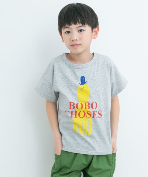 BOBO CHOSES　Yellow Squid Tシャツ(KIDS)