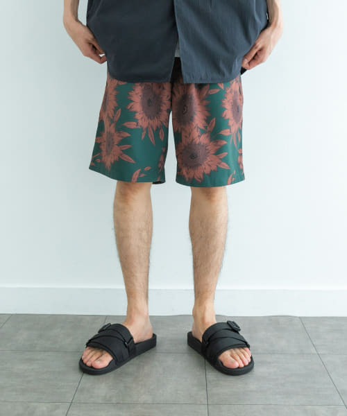 ARCH&LINE　SUNFLOWER EASY SHORTS