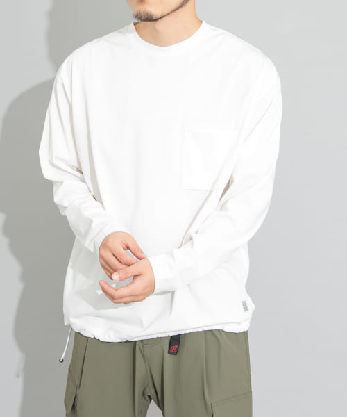 エンブロイダリーワッペンロングスリーブTシャツ