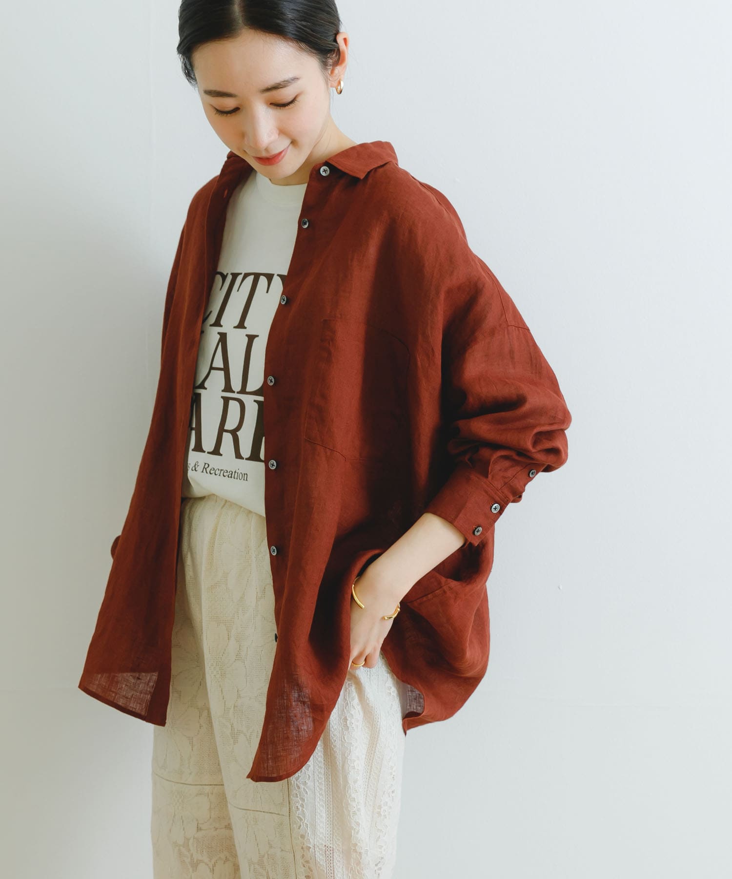 BARBARAリネンオーバーシャツ[UR35-23C006]｜URBAN RESEARCH公式