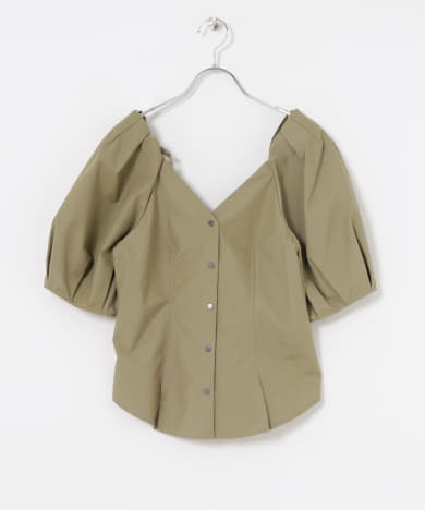 rito structure　TwoFabric Combinated Blouse