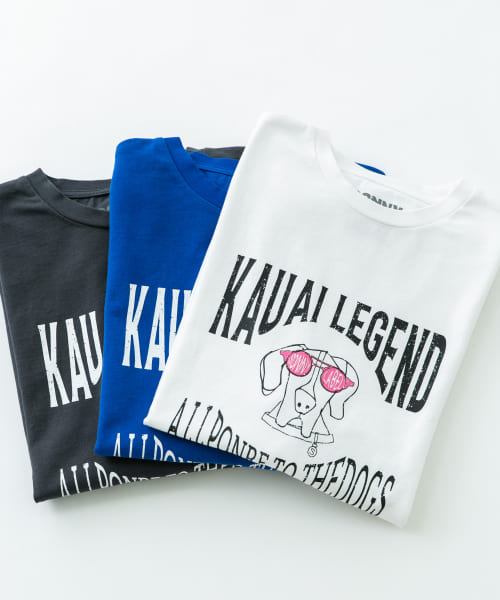 ドッグモチーフグラフィックTシャツ