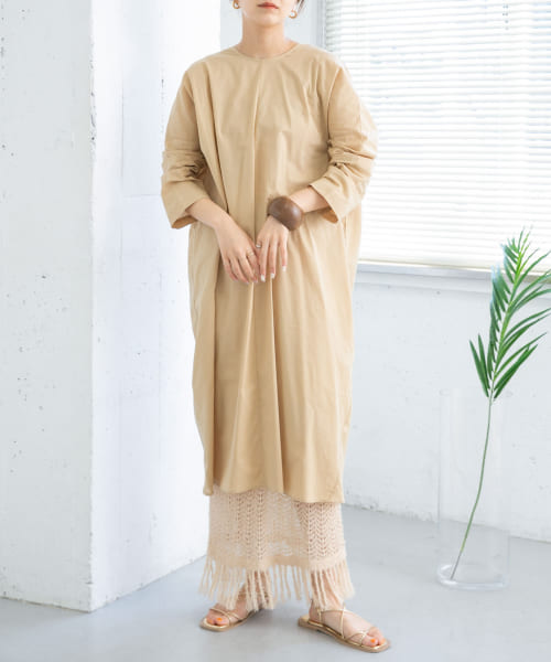 BACKカシュクールデザインワンピース