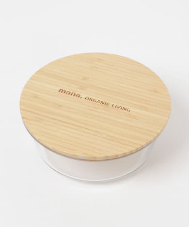 mana. ORGANIC LIVING　耐熱ガラス容器ラウンド特大