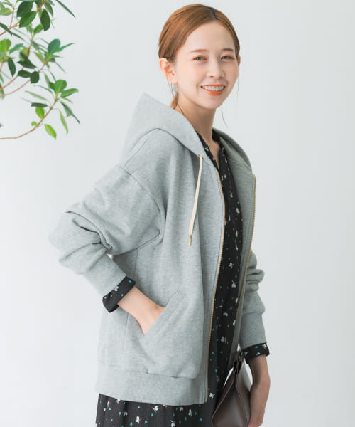 『WEB限定』『UR TECH』オーバーZIPパーカー