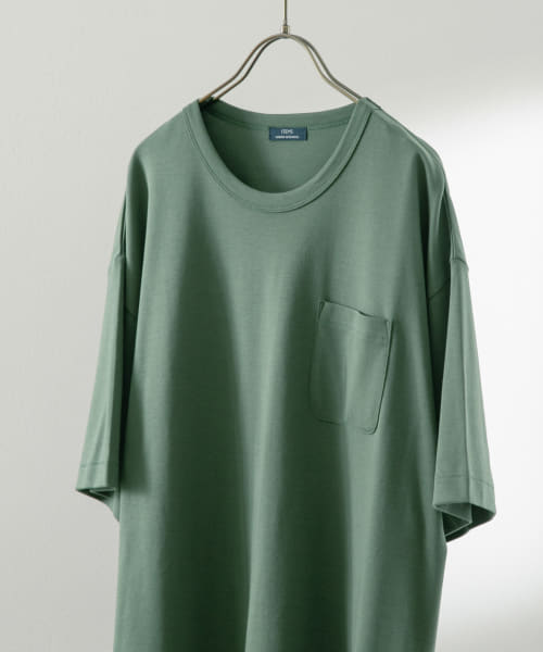 シルケットスムース クルーネックTシャツ