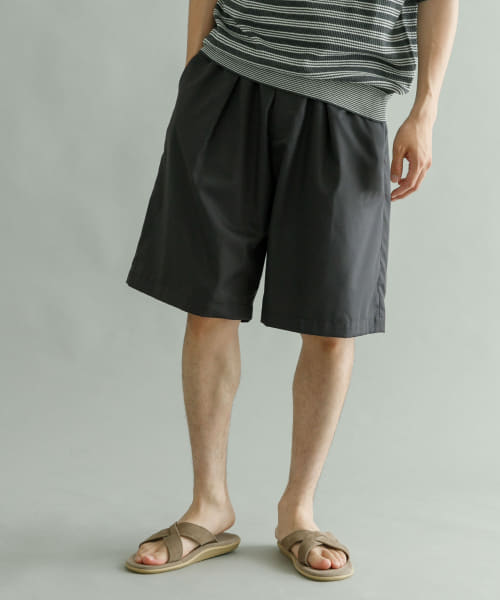 URBAN RESEARCH iD　ウーリータックワイドショーツ