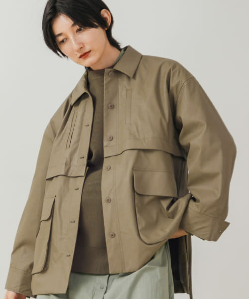 ECO LEATHER POCKET JACKET