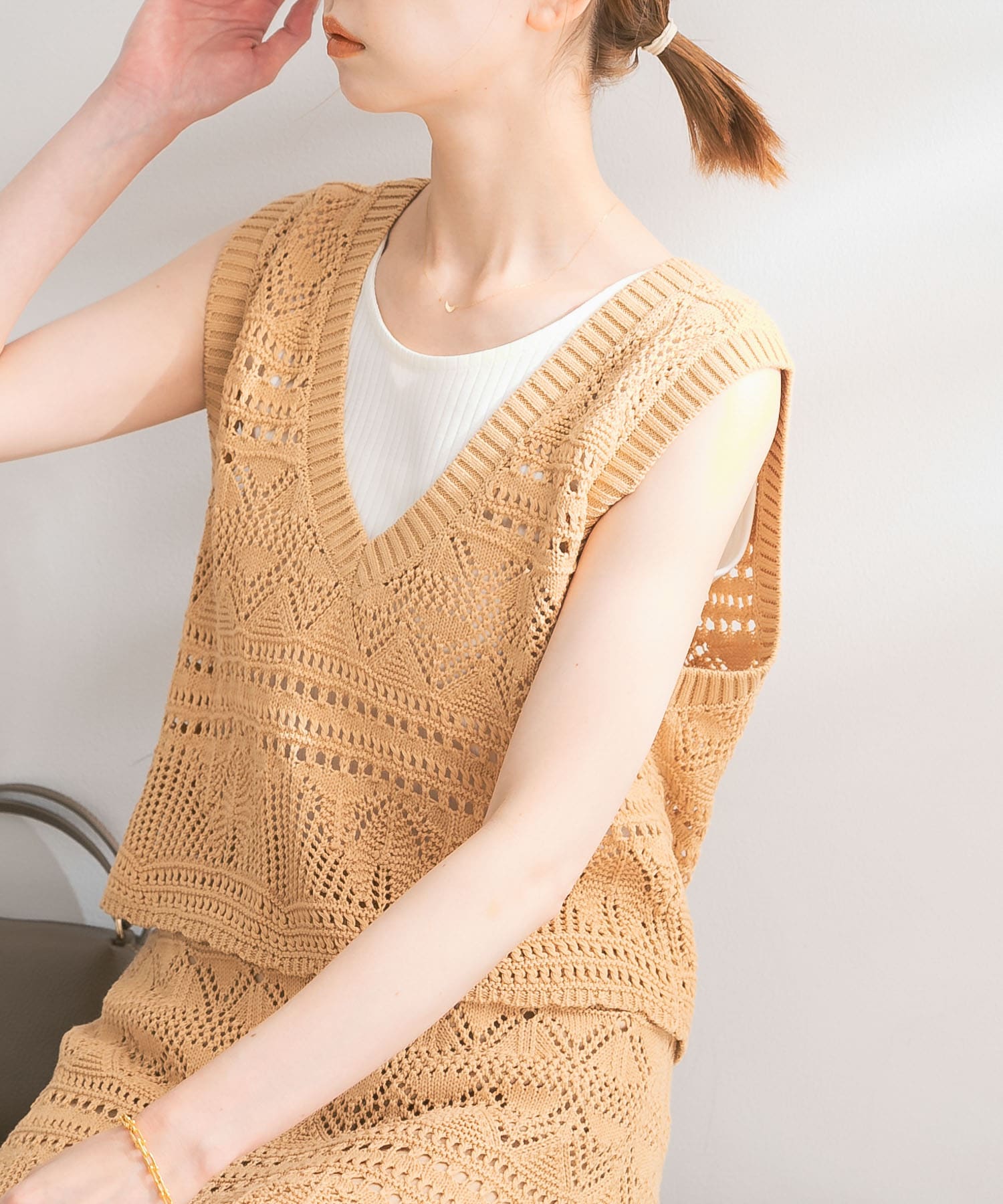 透かし編みベスト[RA36-22C602]｜URBAN RESEARCH公式ファッション通販