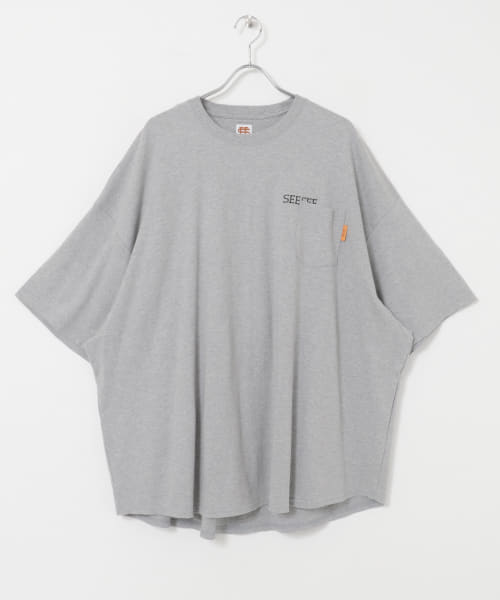 『別注』SEESEE×URBS　SUPER BIG ROUND SS PK TEE