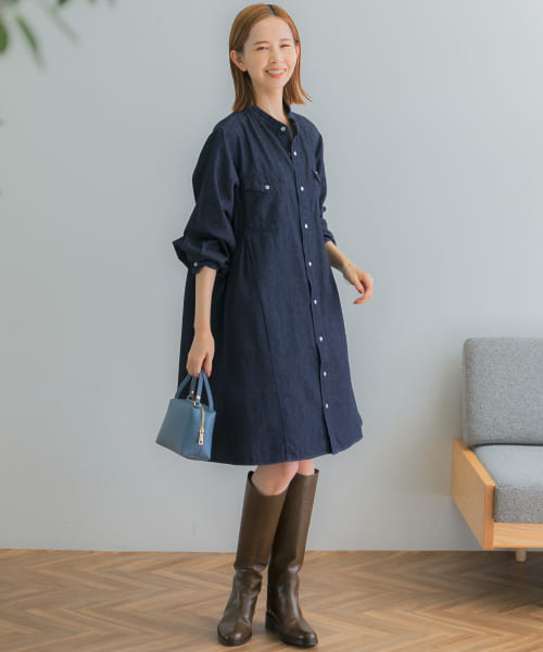 『別注』Wrangler×ROSSO　DENIM MINI DRESS