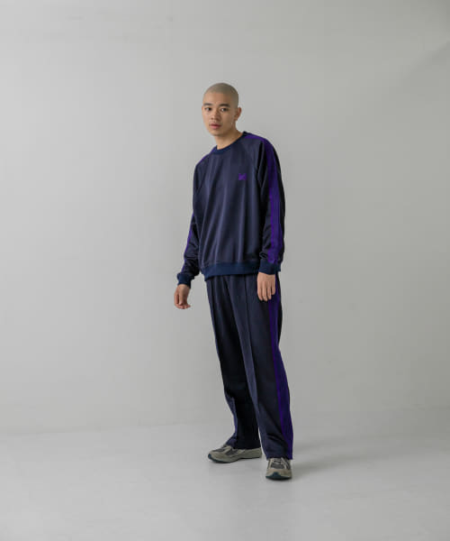Needles　Track Crew Neck Shirt