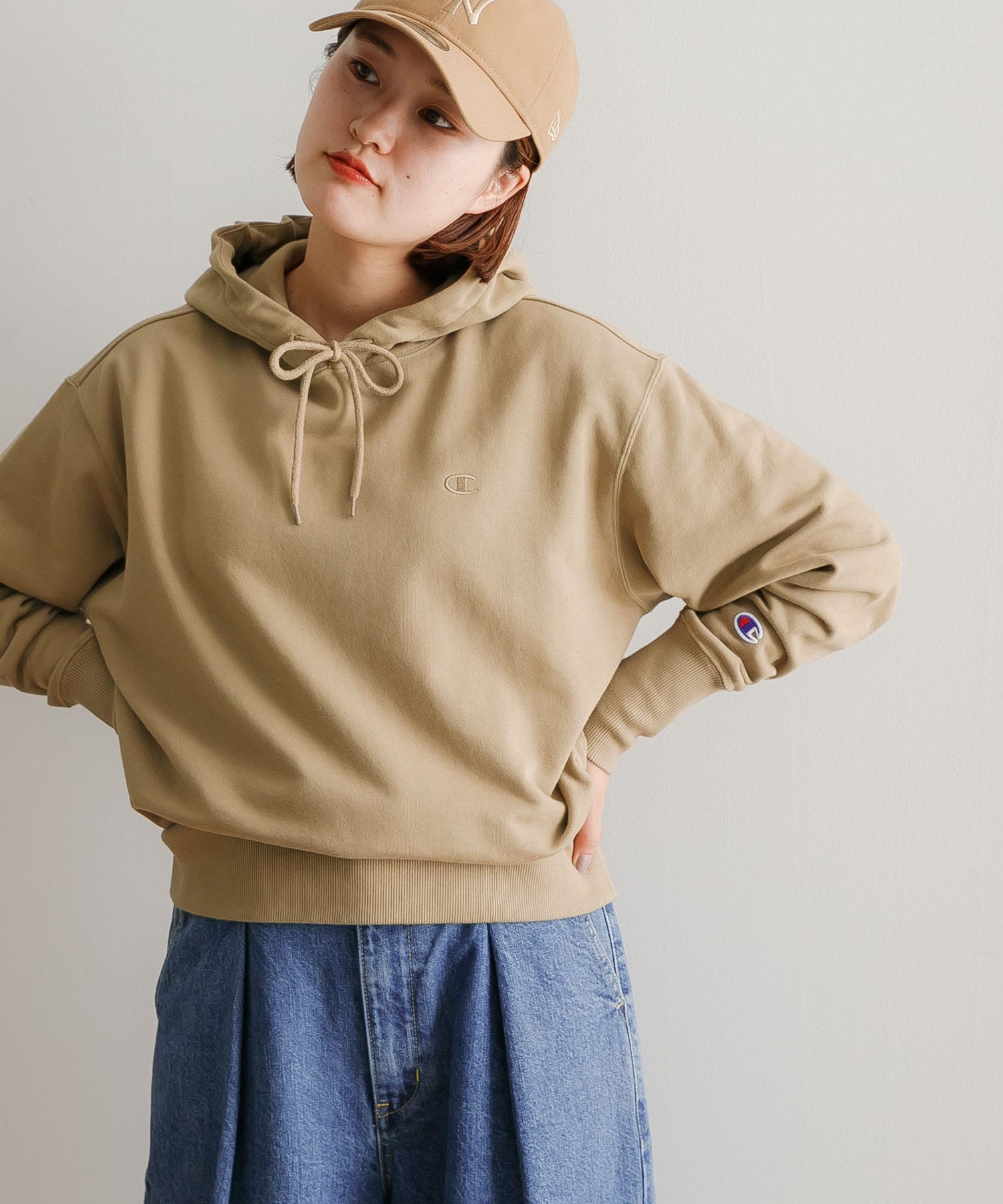 Champion URBAN RESEARCH French Terry HOODIE CWSY106 UL37