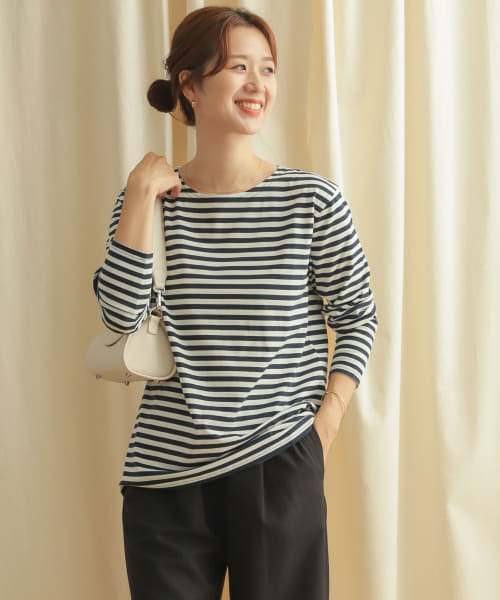 ボーダーロングスリーブTシャツ