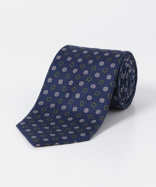 LIFE STYLE TAILOR　DAVID EVANS シルクプリントタイ2