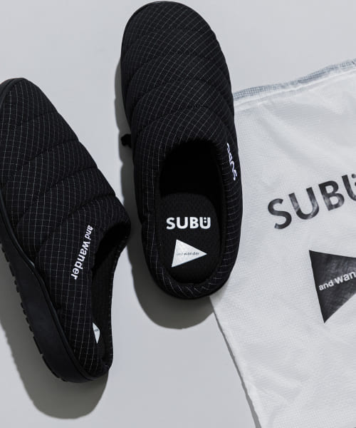 and wander×SUBU　reflective rip p sandal