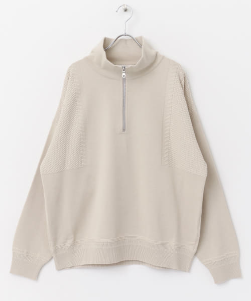 YASHIKI　Suikyo Half Zip Knit