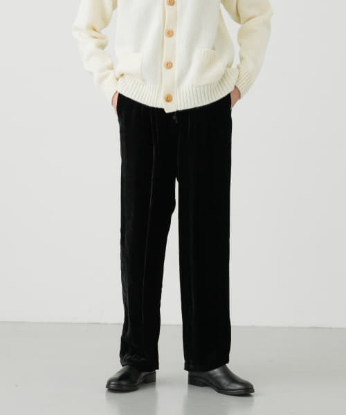WIRROW　Velvet drawstring pants