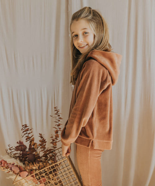 buho　VELVET SWEATSHIRT