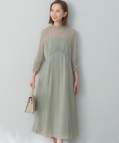kaene プリントジャガード×チュールドレス[RW45-100963]｜URBAN RESEARCH公式ファッション通販