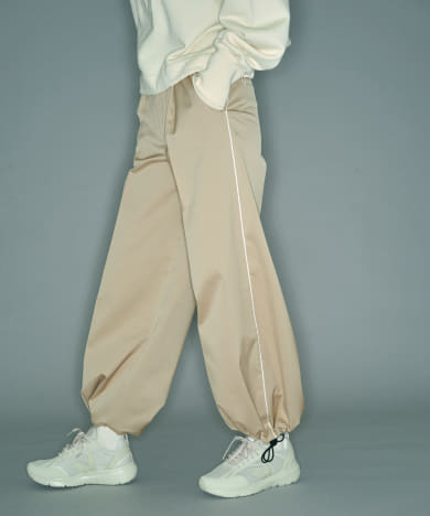 ザ グッドランド マーケット　DRAWSTRING WIDE SLACKS