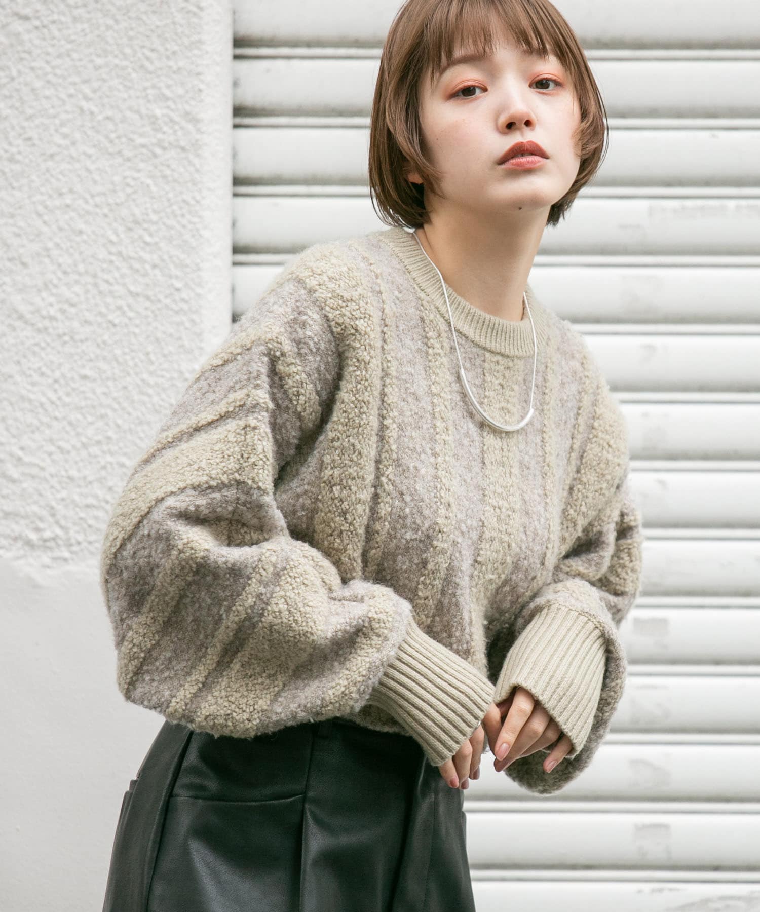 ループヤーンジャガードニット[KB37-22J380]｜URBAN RESEARCH公式ファッション通販