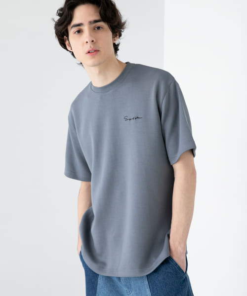 『一部WEB限定カラー』『ユニセックス』シシュウダンボールポンチショートスリーブTシャツ