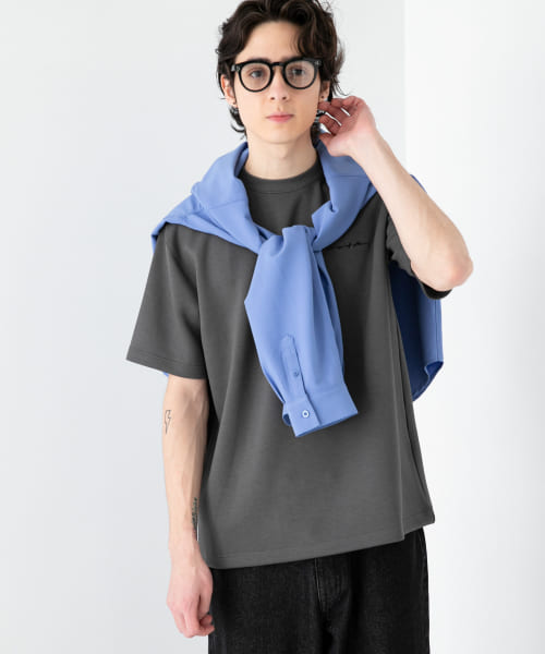 『一部WEB限定カラー』『ユニセックス』シシュウダンボールポンチショートスリーブTシャツ