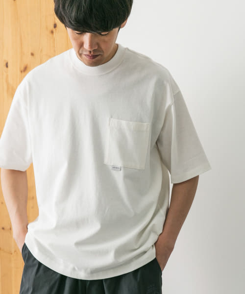 add fabrics ポケットクルーネック Tシャツ