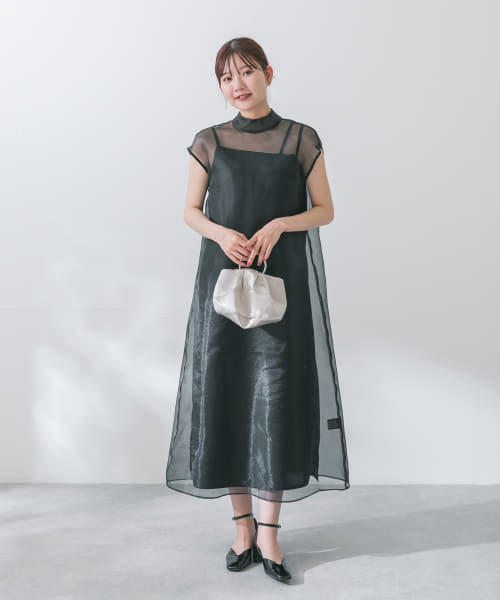 kaene　アシメインナーオーガンジードレス