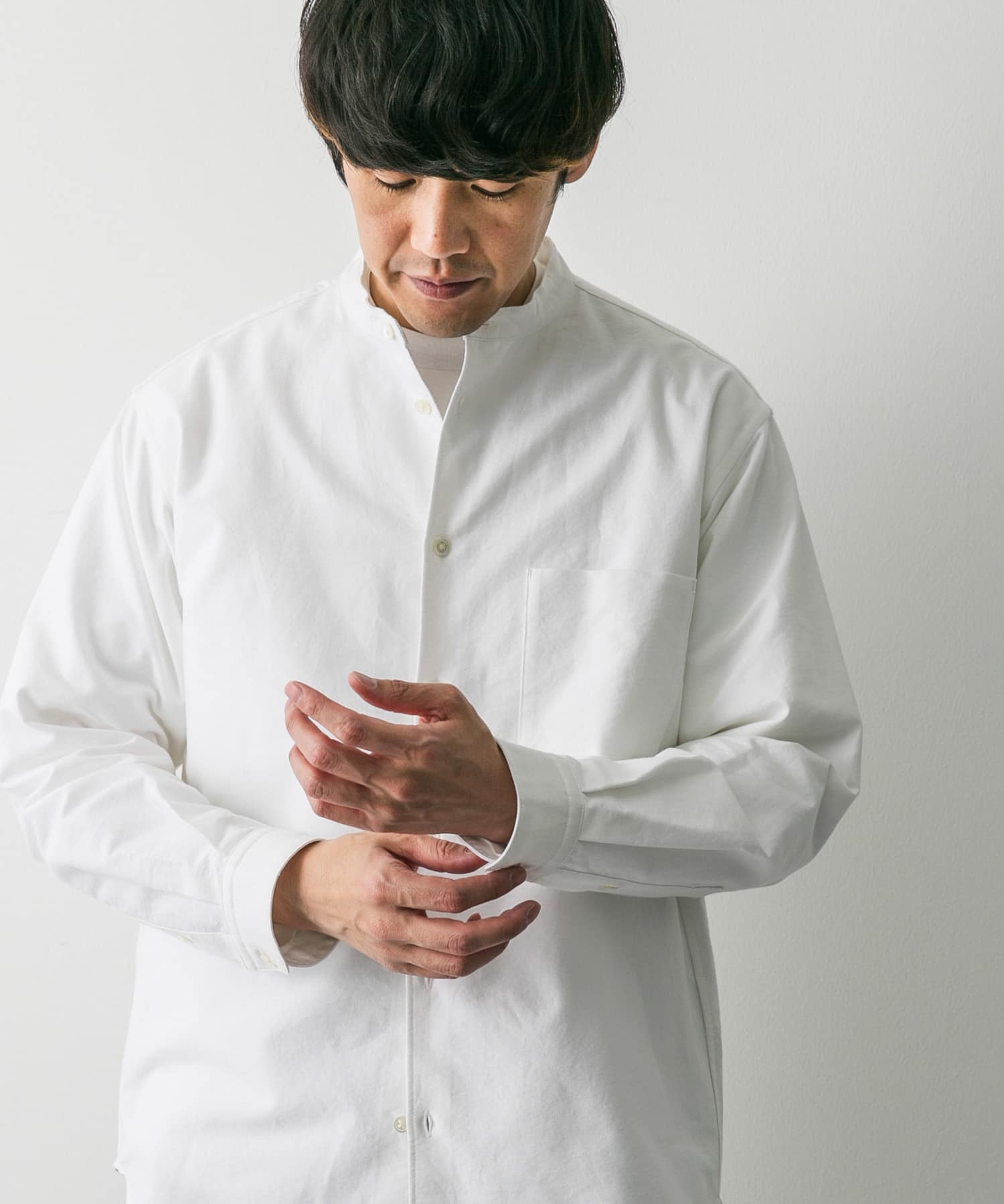 オックスバンドカラーシャツ[DR44-13X405]｜URBAN RESEARCH公式ファッション通販