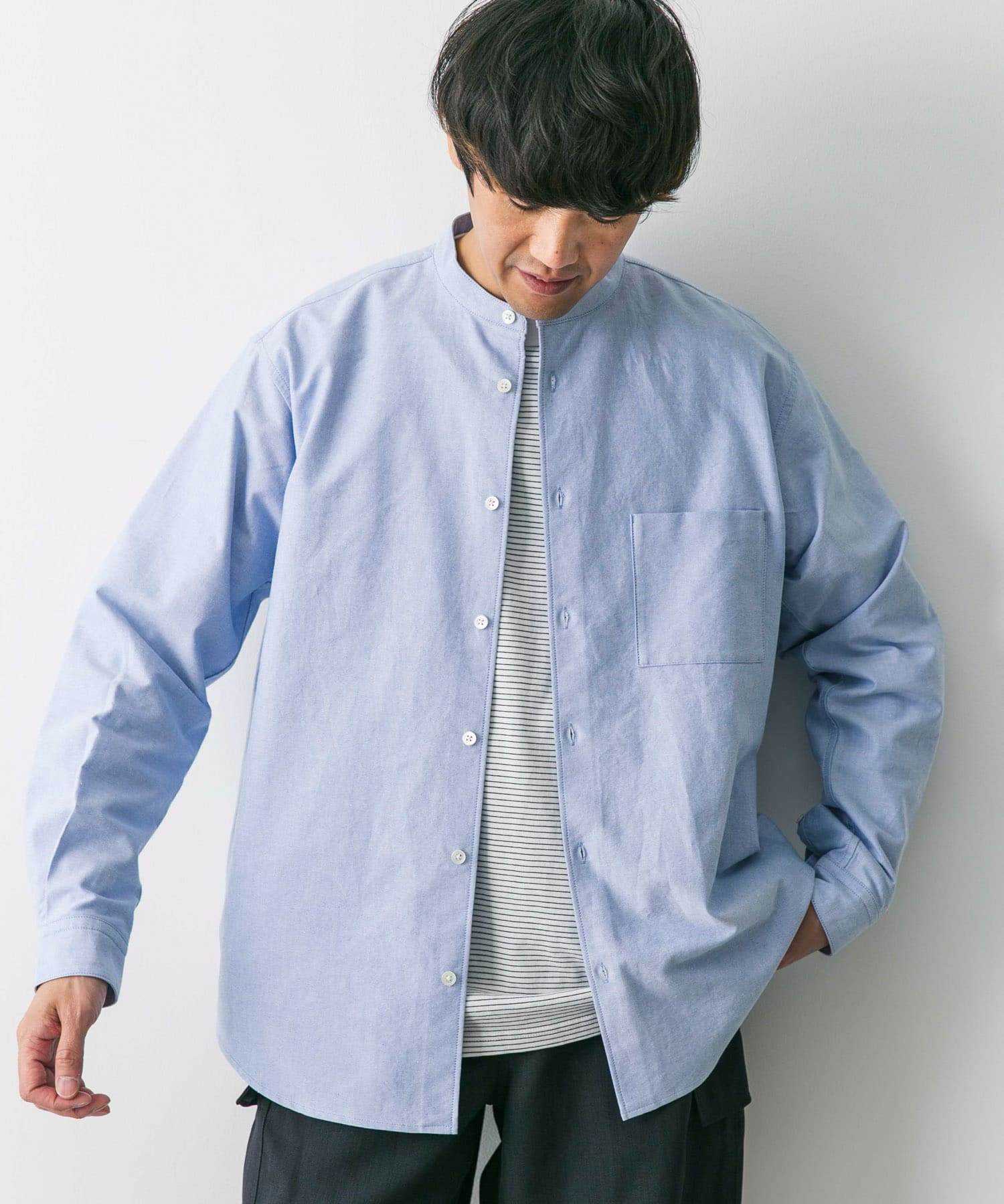 オックスバンドカラーシャツ[DR44-13X405]｜URBAN RESEARCH公式ファッション通販