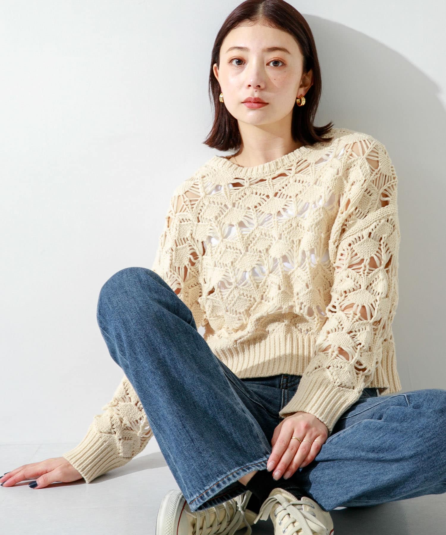 クロシェニットプルオーバー[LA44-22C001]｜URBAN RESEARCH公式