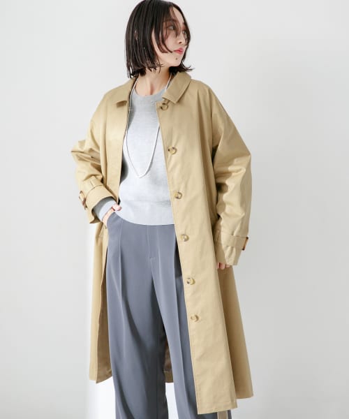 [Sonny Label][オーバーサイズステンカラーコート]